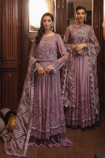 Iznik 3 Piece Unstitched Embroidered Chiffon Suit IRC-02 Epoch