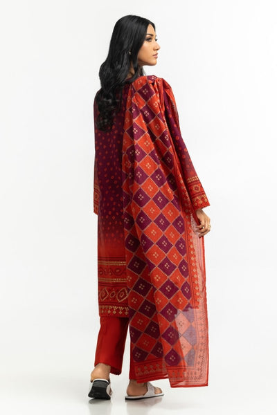 Gul Ahmed Ready to Wear 3PC Lawn Printed Suit IUSTKSD-554