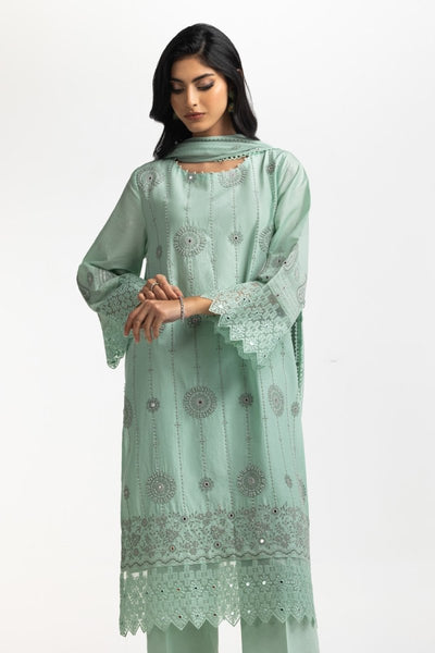 Gul Ahmed Ready to Wear 3PC Lawn Embroidered Suit IUSTKSD-574