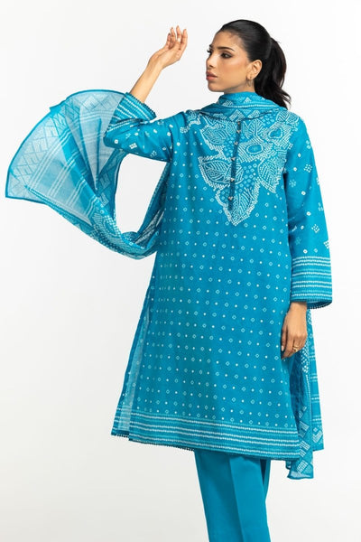 Gul Ahmed Ready to Wear 3PC Lawn Lacquer Printed Suit IUSTKSD-587