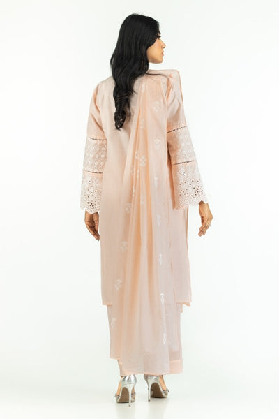 Gul Ahmed Ready to Wear 3PC Lawn Schiffli Embroidered Suit IUSTKSD-609