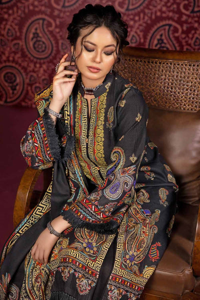 Gul Ahmed 3PC Stitched Cotton Linen Suit K-32003