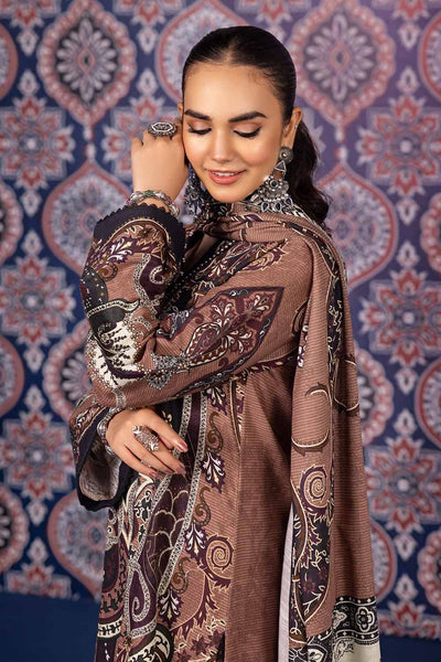 Gul Ahmed 3PC Khaddar Printed Unstitched Suit K-32028