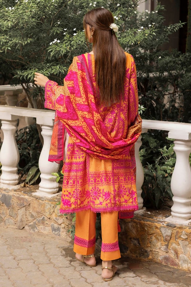 Gul Ahmed 3 Piece Unstitched Printed Khaddar Suit K-52025