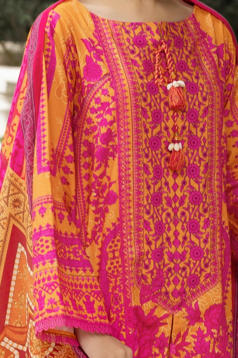 Gul Ahmed 3 Piece Unstitched Printed Khaddar Suit K-52025