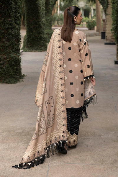 Gul Ahmed 3 Piece Unstitched Printed Mehsuri Stripe Khaddar Suit K-52058