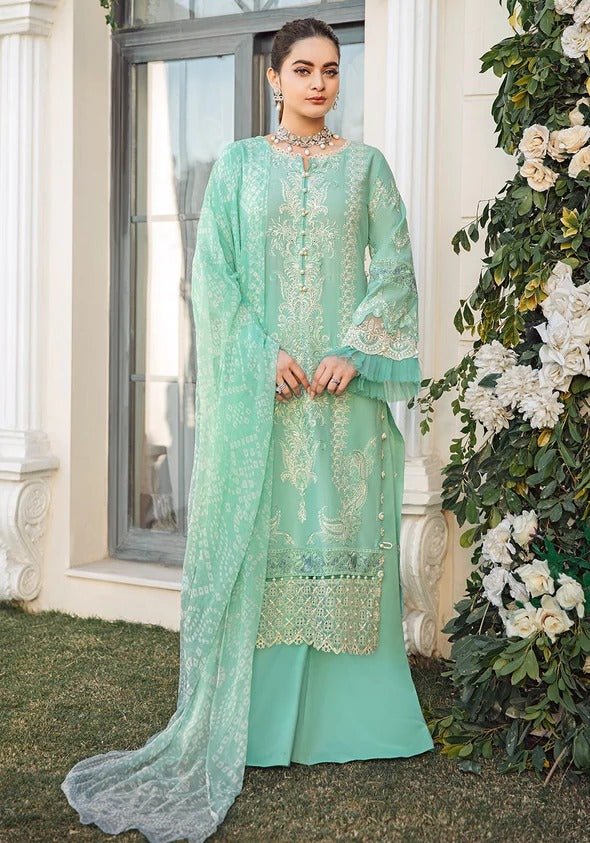 Kahf Premium 3 Piece Stitched Embroidered Lawn Suit - KLL-03 CINDERELLA