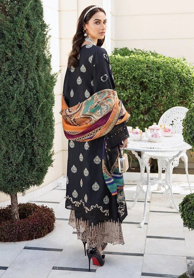 Kahf Premium 3 Piece Stitched Embroidered Lawn Suit - KLL-04-A EMINENCE