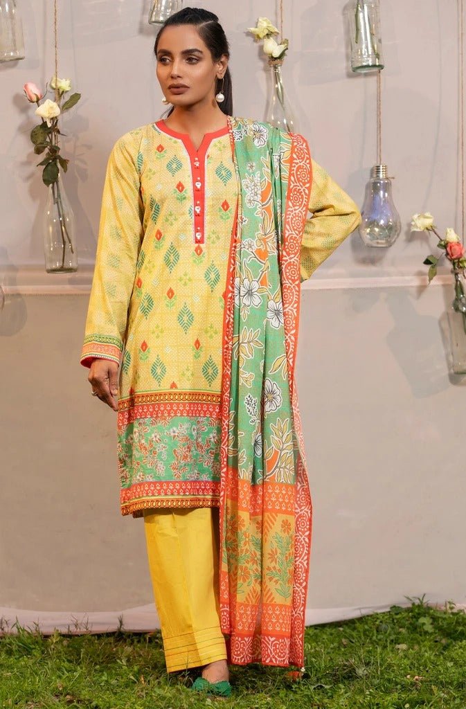 Lakhani Komal Prints 3 Piece Stitched Printed Lawn Suit LSM-2106