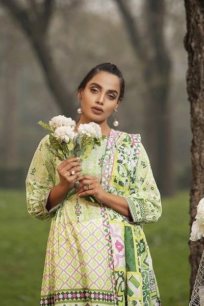 Lakhani Komal Prints 3 Piece Stitched Printed Lawn Suit LSM-2107