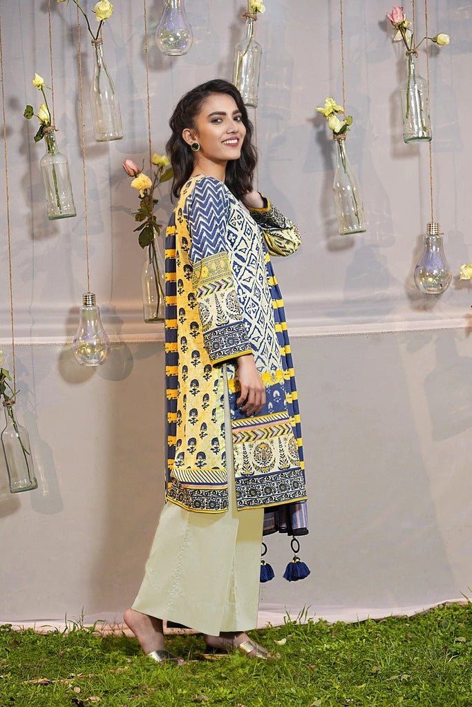 Lakhani Komal Prints 3 Piece Stitched Printed Lawn Suit LSM-2115