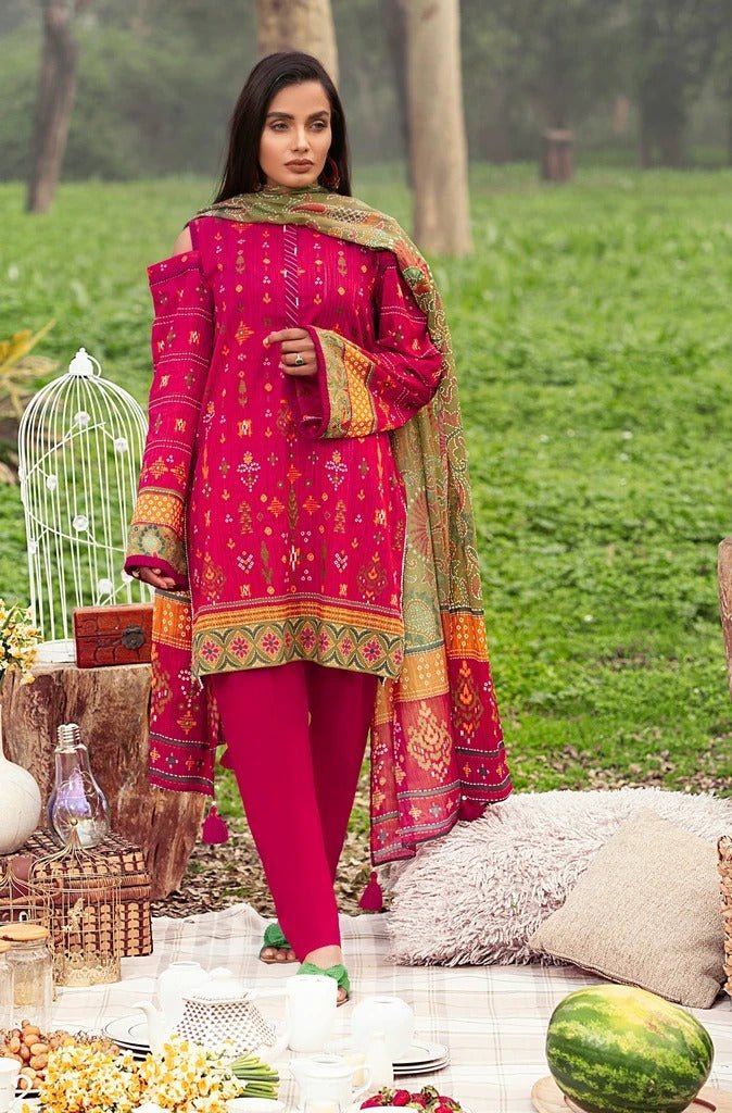 Lakhani Komal Prints 3 Piece Stitched Printed Lawn Suit LSM-2111