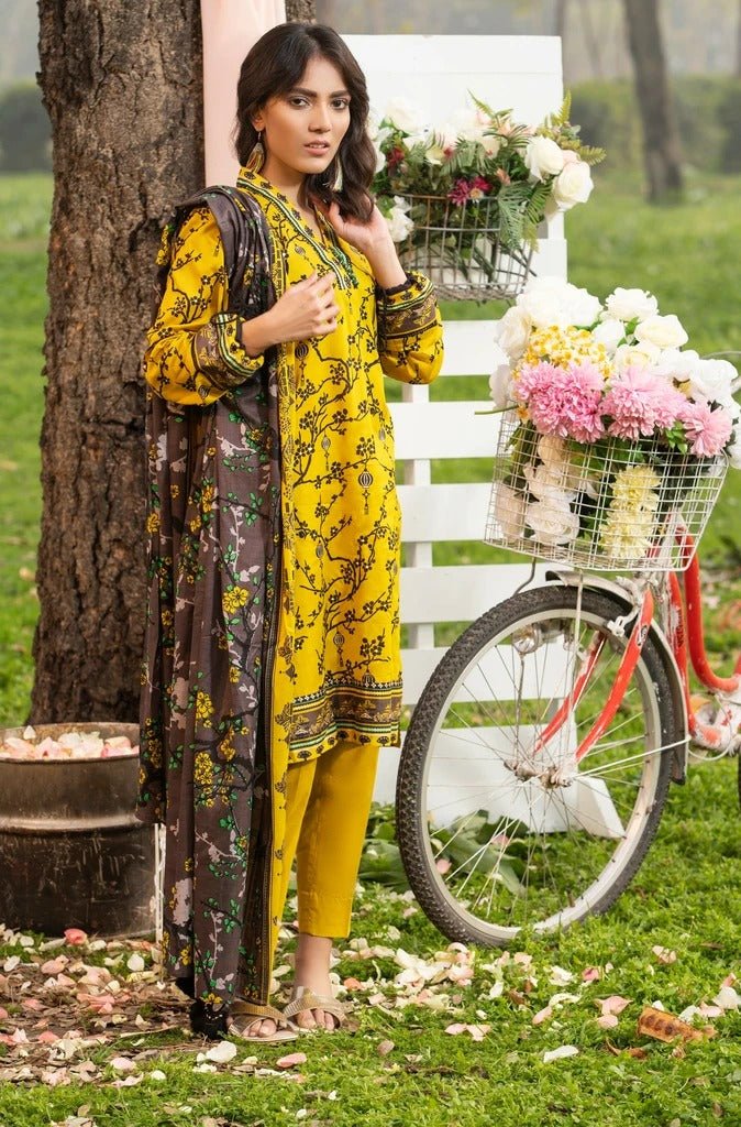 Lakhani Komal Prints 3 Piece Stitched Printed Lawn Suit LSM-2105