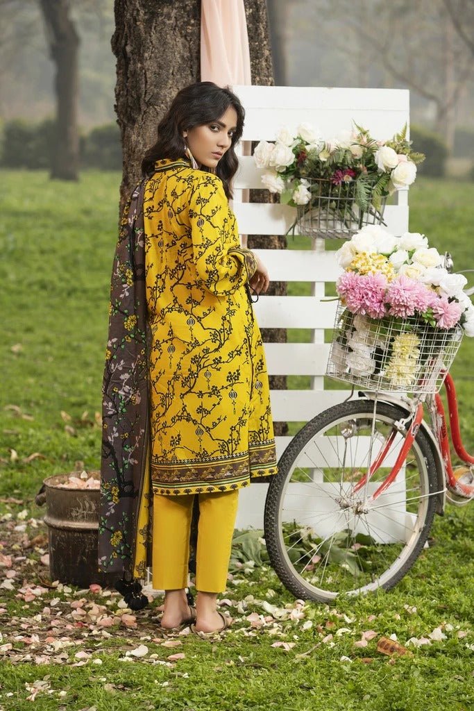 Lakhani Komal Prints 3 Piece Stitched Printed Lawn Suit LSM-2105
