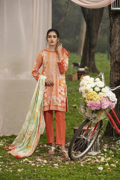 Lakhani Komal Prints 3 Piece Stitched Printed Lawn Suit LSM-2108