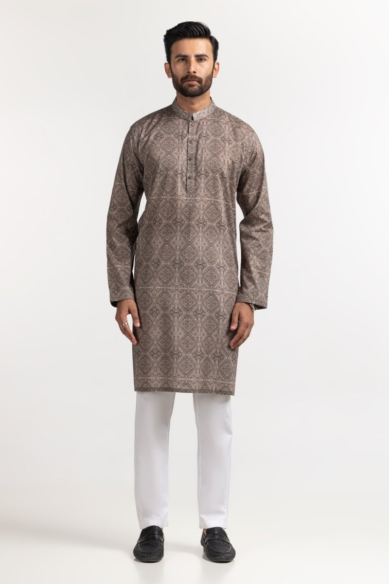 Gul Ahmed Ready to Wear Mud Styling Kurta KR-STY24-053