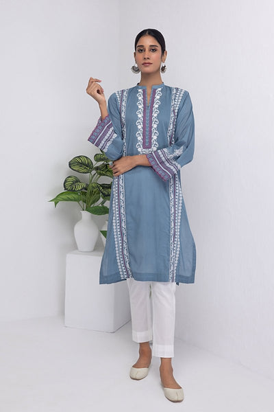 Lakhany 01 Piece Ready to Wear Dyed Embroidered Shirt - LG-AM-0024