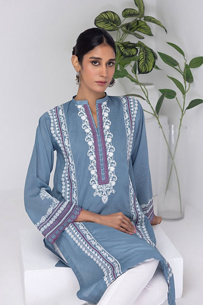 Lakhany 01 Piece Ready to Wear Dyed Embroidered Shirt - LG-AM-0024