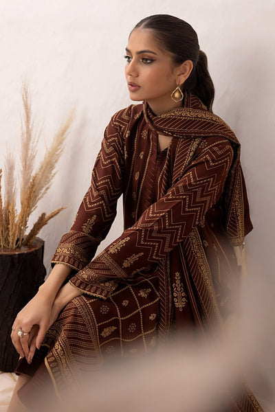 Lakhany 3 Piece Unstitched Pashmina Prints Suit LG-AM-0050-C