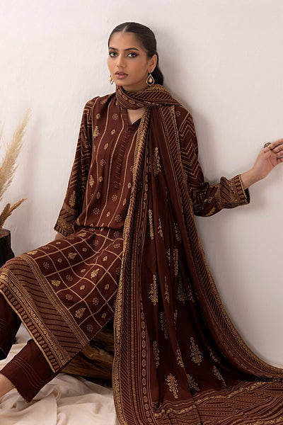 Lakhany 3 Piece Unstitched Pashmina Prints Suit LG-AM-0050-C