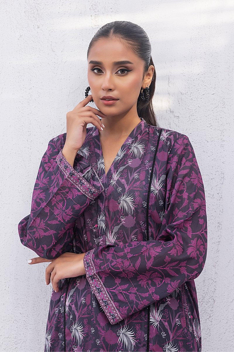 Lakhany 01 Piece Unstitched Printed Lawn Shirt - LG-MM-0001