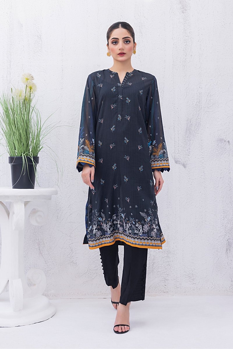 Lakhany 01 Piece Unstitched Printed Lawn Shirt - LG-RL-0035