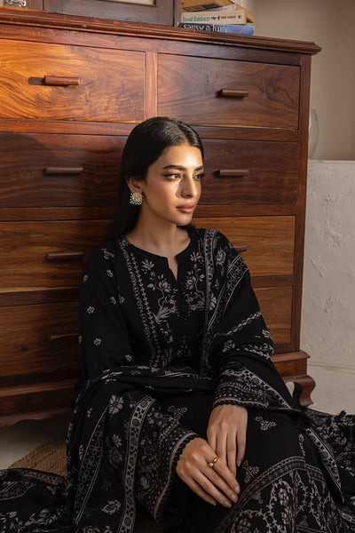 Lakhany 03 Piece Unstitched Pashmina Printed Suit - LG-RL-0118-B