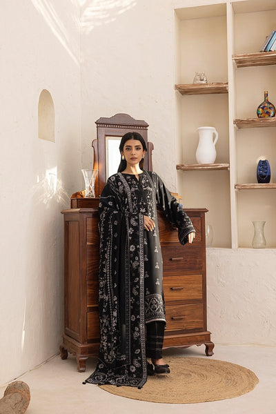 Lakhany 03 Piece Unstitched Pashmina Printed Suit - LG-RL-0118-B