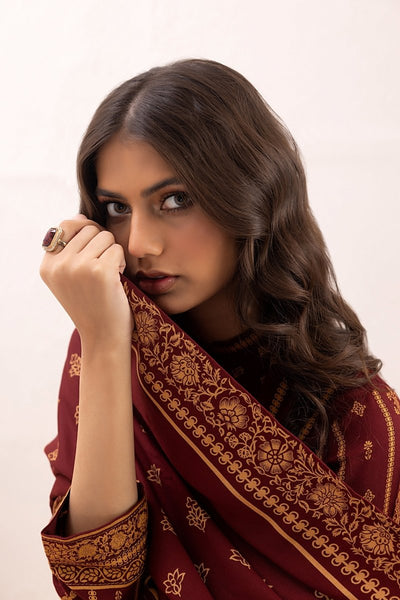 Lakhany 3 Piece Unstitched Pashmina Prints Suit LG-RM-0011-C