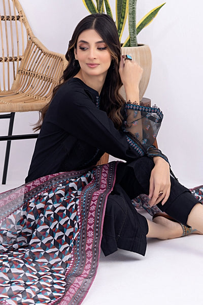 Lakhany 03 Piece Ready to Wear Dyed Embroidered Suit - LG-SK-0040