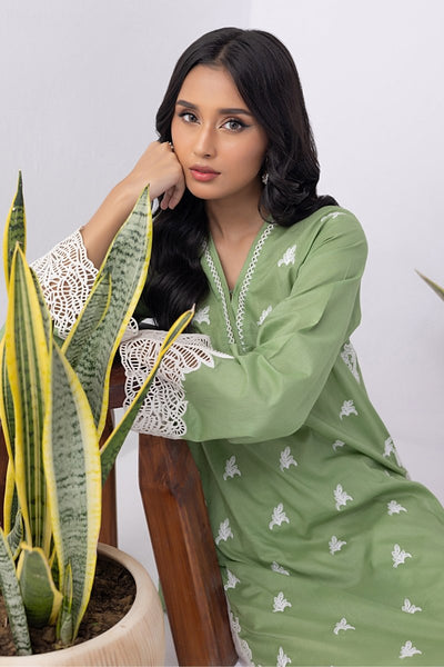 Lakhany 01 Piece Ready to Wear Dyed Embroidered Shirt - LG-SK-0062