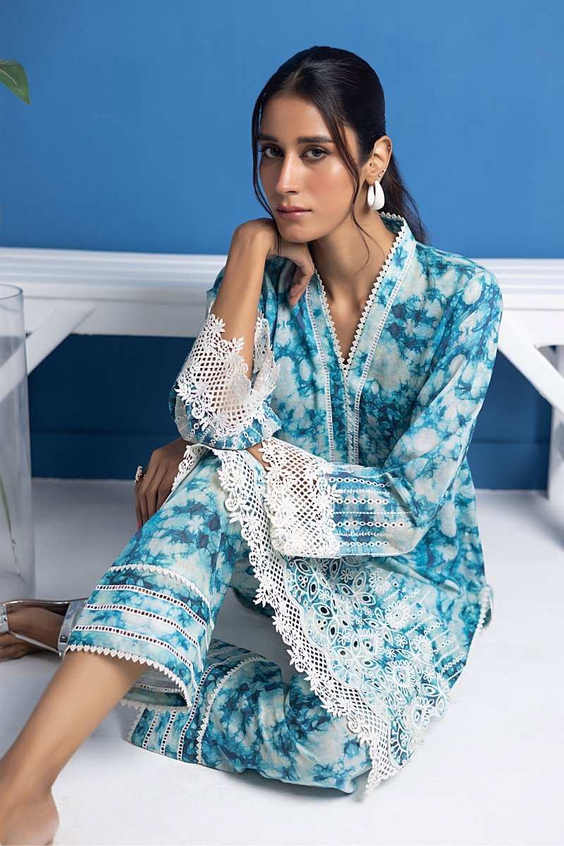 Lakhany 02 Piece Ready to Wear Embroidered Shirt & Trouser - LG-SK-0074