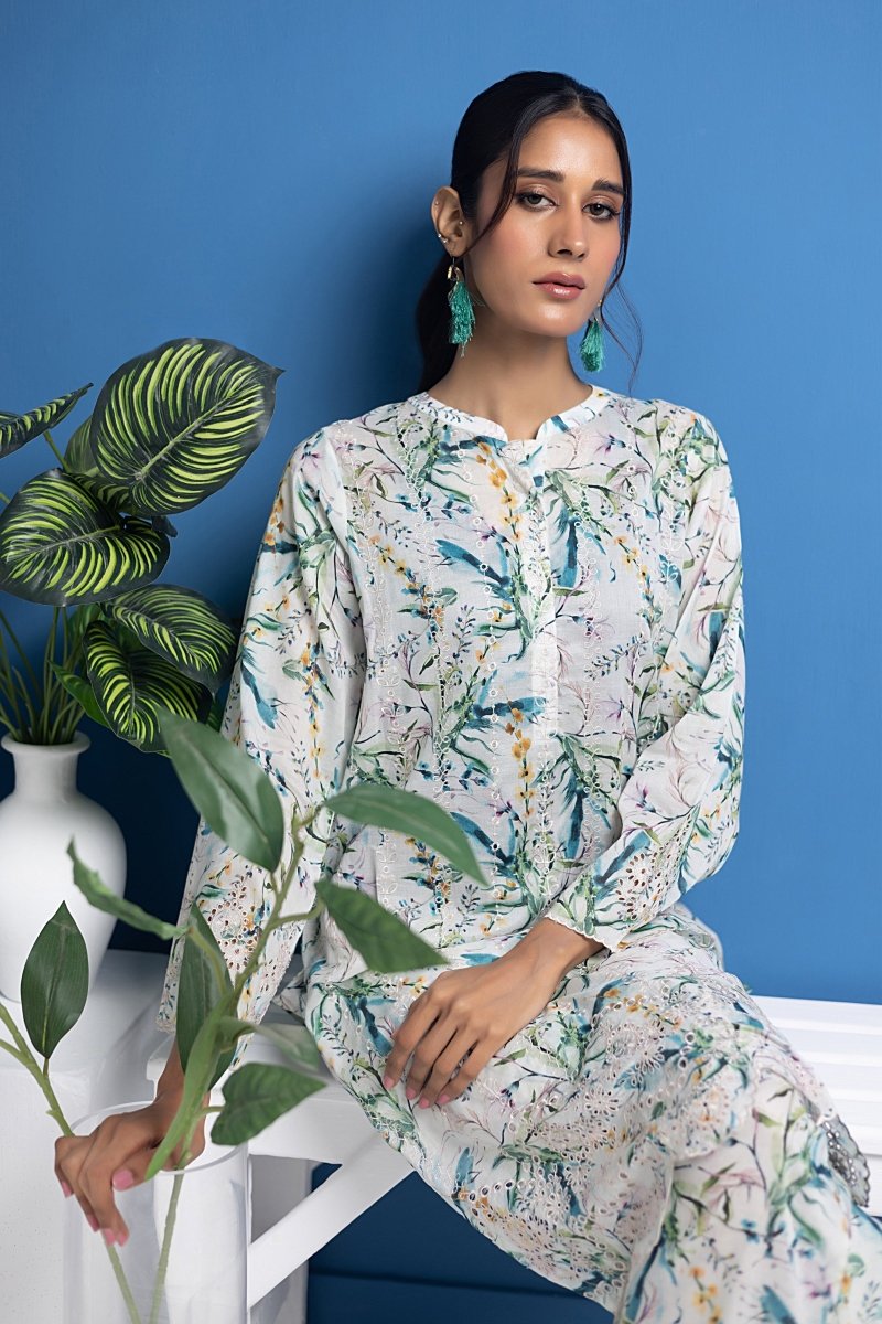 Lakhany 02 Piece Ready to Wear Embroidered Shirt & Trouser - LG-SK-0089