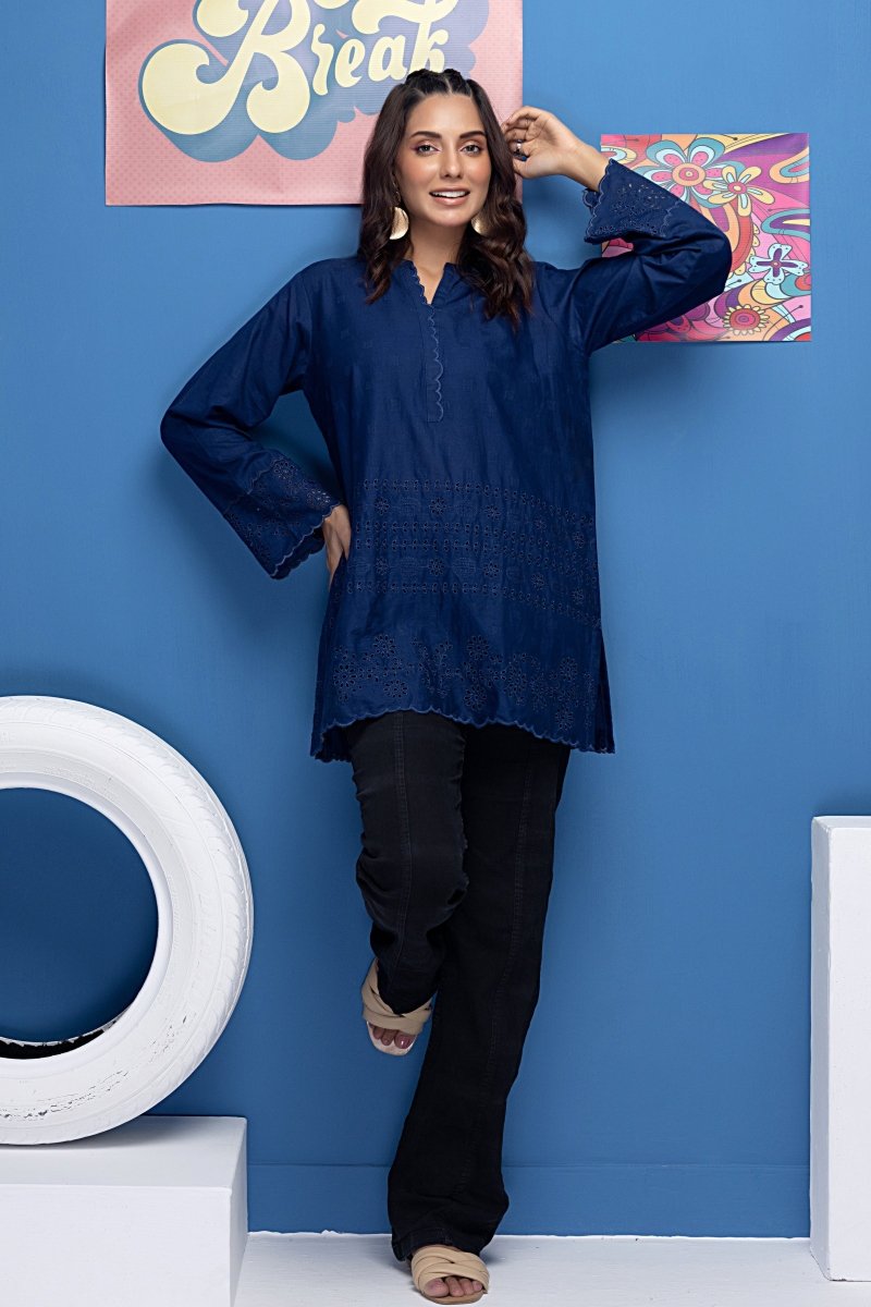 Lakhany 01 Piece Ready to Wear Embroidered Shirt - LG-SK-0090