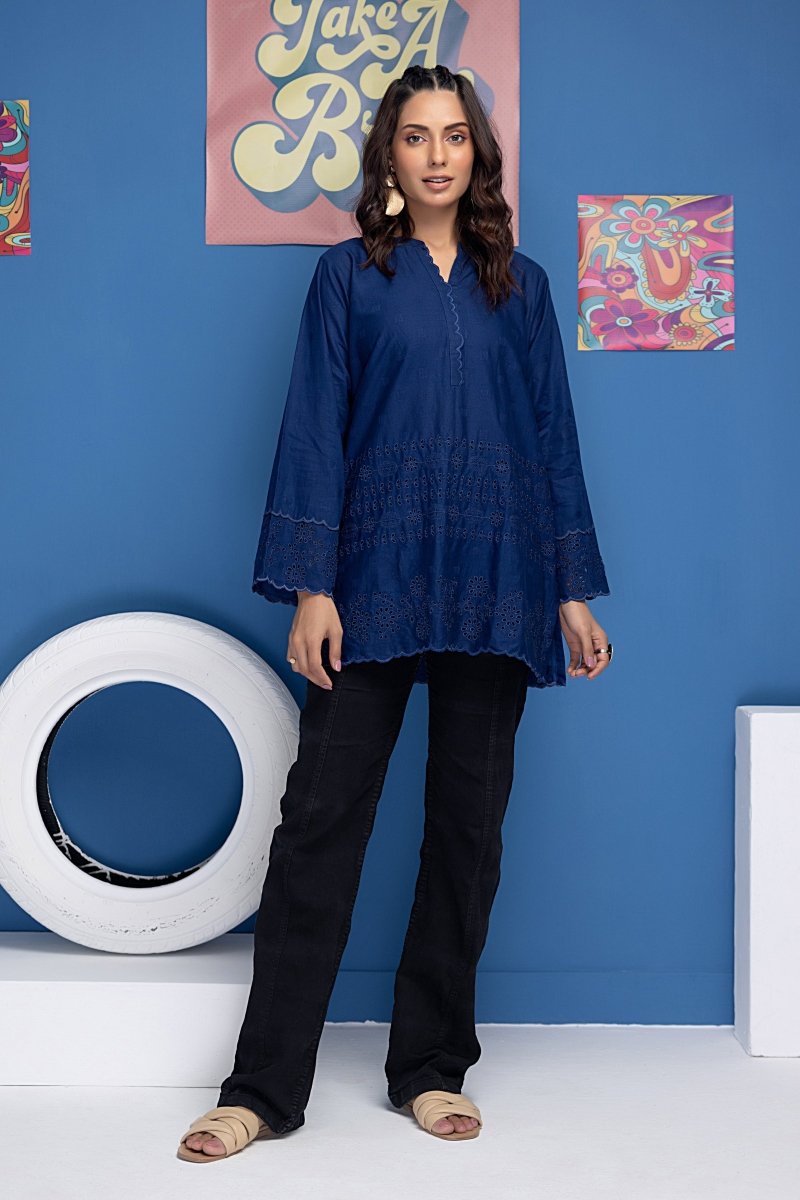 Lakhany 01 Piece Ready to Wear Embroidered Shirt - LG-SK-0090