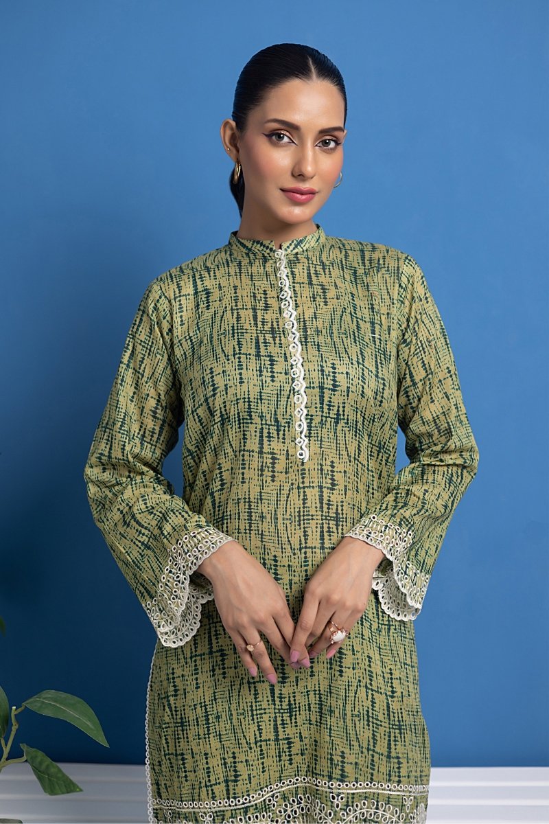 Lakhany 02 Piece Ready to Wear Embroidered Shirt & Trouser - LG-SK-0096