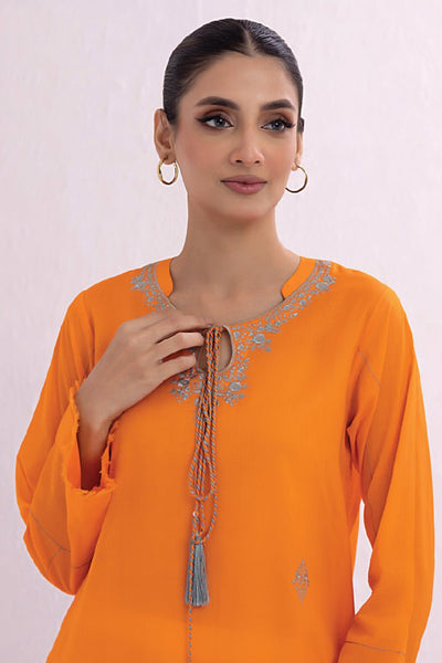 Lakhany 01 Piece Ready to Wear Dyed Embroidered Shirt - LG-SK-0124