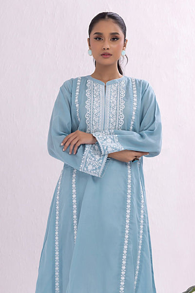 Lakhany 01 Piece Ready to Wear Dyed Embroidered Shirt - LG-SK-0128