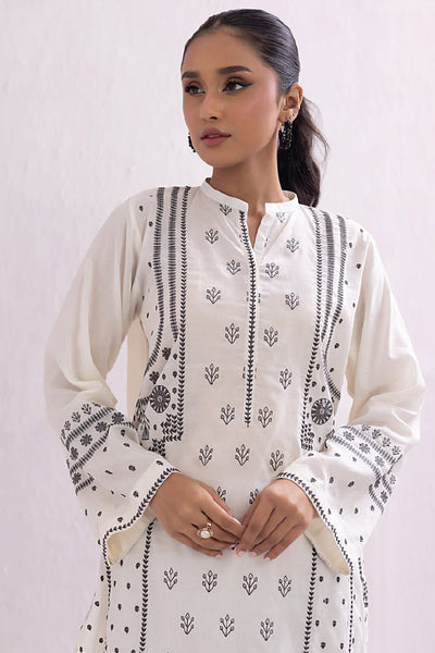 Lakhany 01 Piece Ready to Wear Dyed Embroidered Shirt - LG-SK-0130