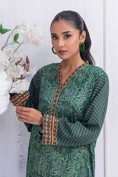 Lakhany 01 Piece Unstitched Printed Lawn Shirt - LG-SK-0198