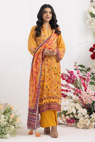 Lakhany 03 Piece Unstitched Komal Printed Lawn Suit - LG-SR-0138-A