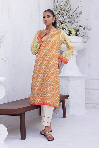 Lakhany 01 Piece Unstitched Printed Lawn Shirt - LG-SR-0201
