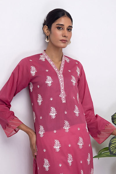 Lakhany 01 Piece Ready to Wear Dyed Embroidered Shirt - LSM-3227
