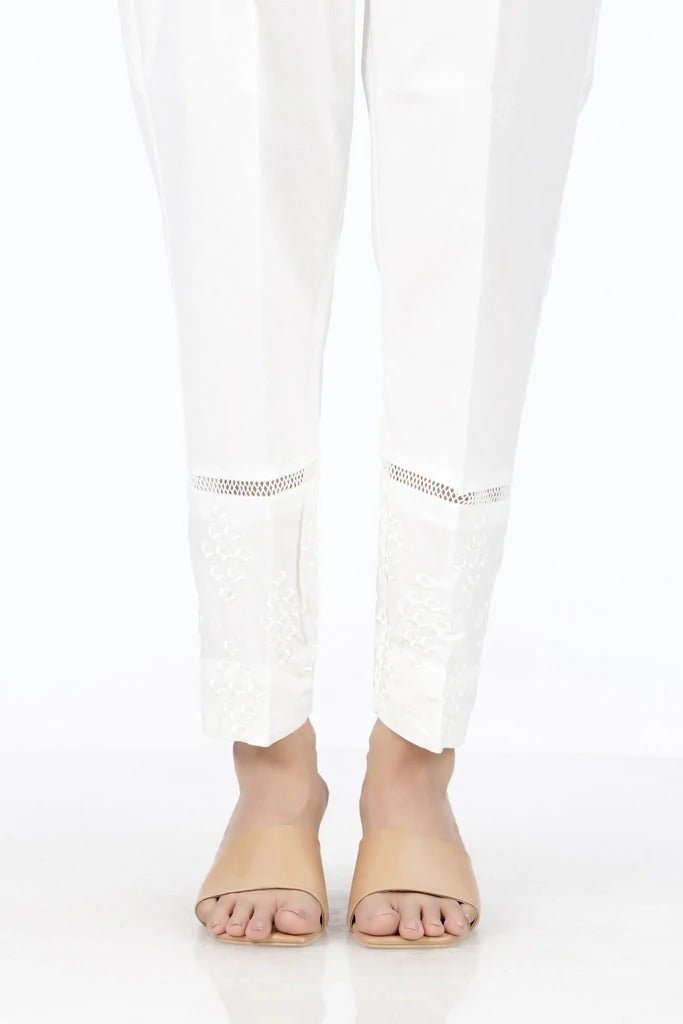 Lakhany 01 Piece Cambric Trousers LSM-T-2525-White