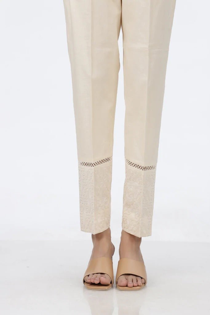 Lakhany 01 Piece Cambric Trousers LSM-T-2527-Beige