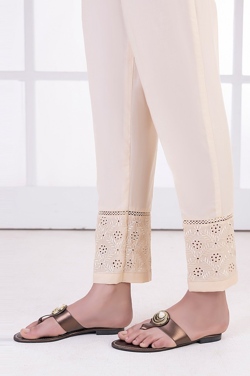 Lakhany 01 Piece Embroidered Trousers - LSM-T-3105 (BG)