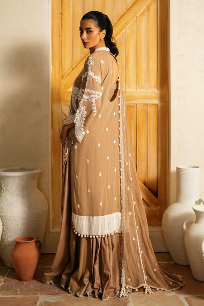 Gul Ahmed 3 Piece Unstitched Embroidered Swiss Voile Suit with Embroidered Chiffon Dupatta LSV-52023