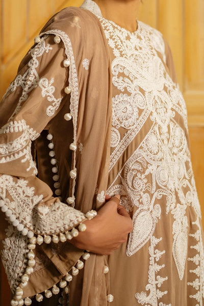 Gul Ahmed 3 Piece Unstitched Embroidered Swiss Voile Suit with Embroidered Chiffon Dupatta LSV-52023