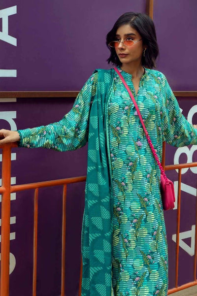 Gul Ahmed 3PC Stitched Digital Printed Linen Suit LT-32009 A