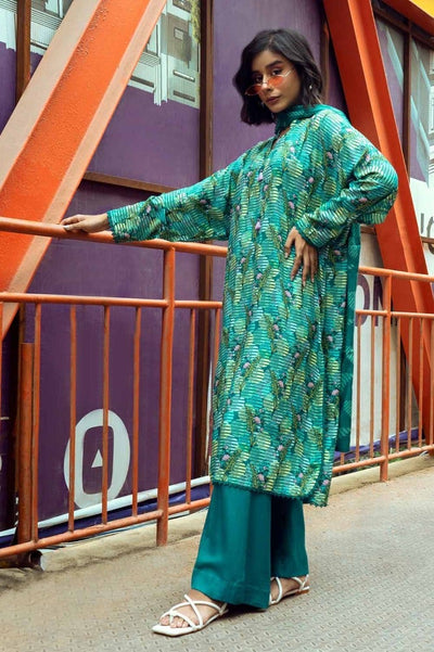 Gul Ahmed 3PC Stitched Digital Printed Linen Suit LT-32009 A